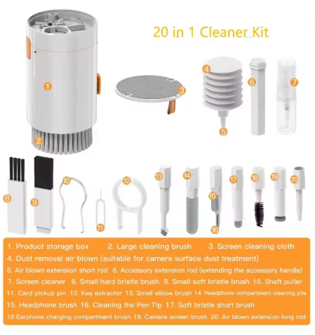 20 in 1 Mobile Phones Cleaning Kit