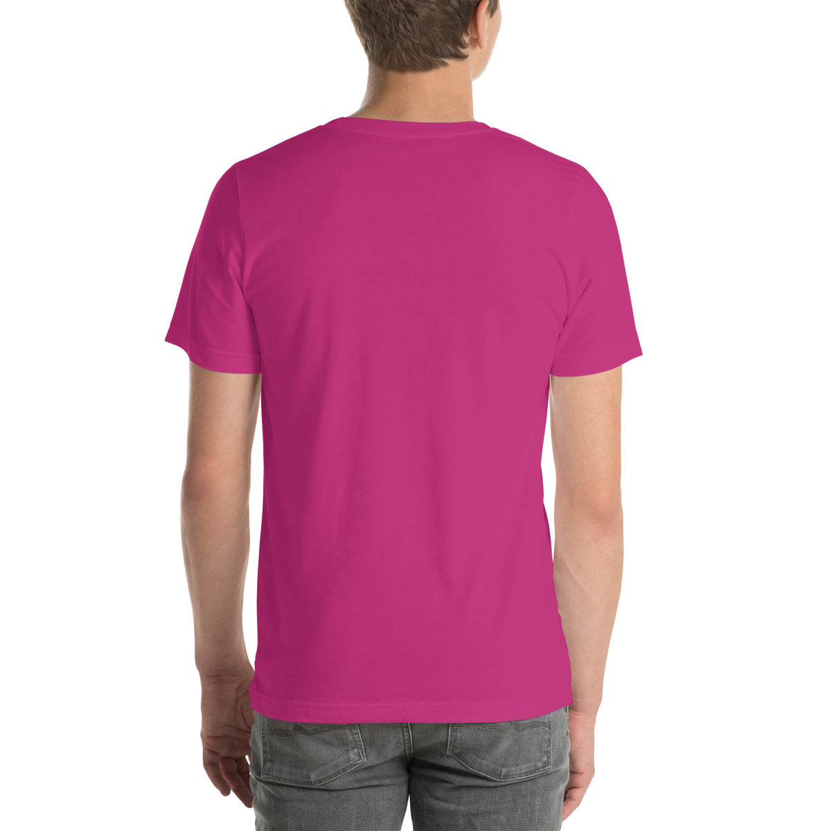 Ai Isn't Replacing Me Unisex t-shirt funny AI anxiety tee, Berry, plain back, no print