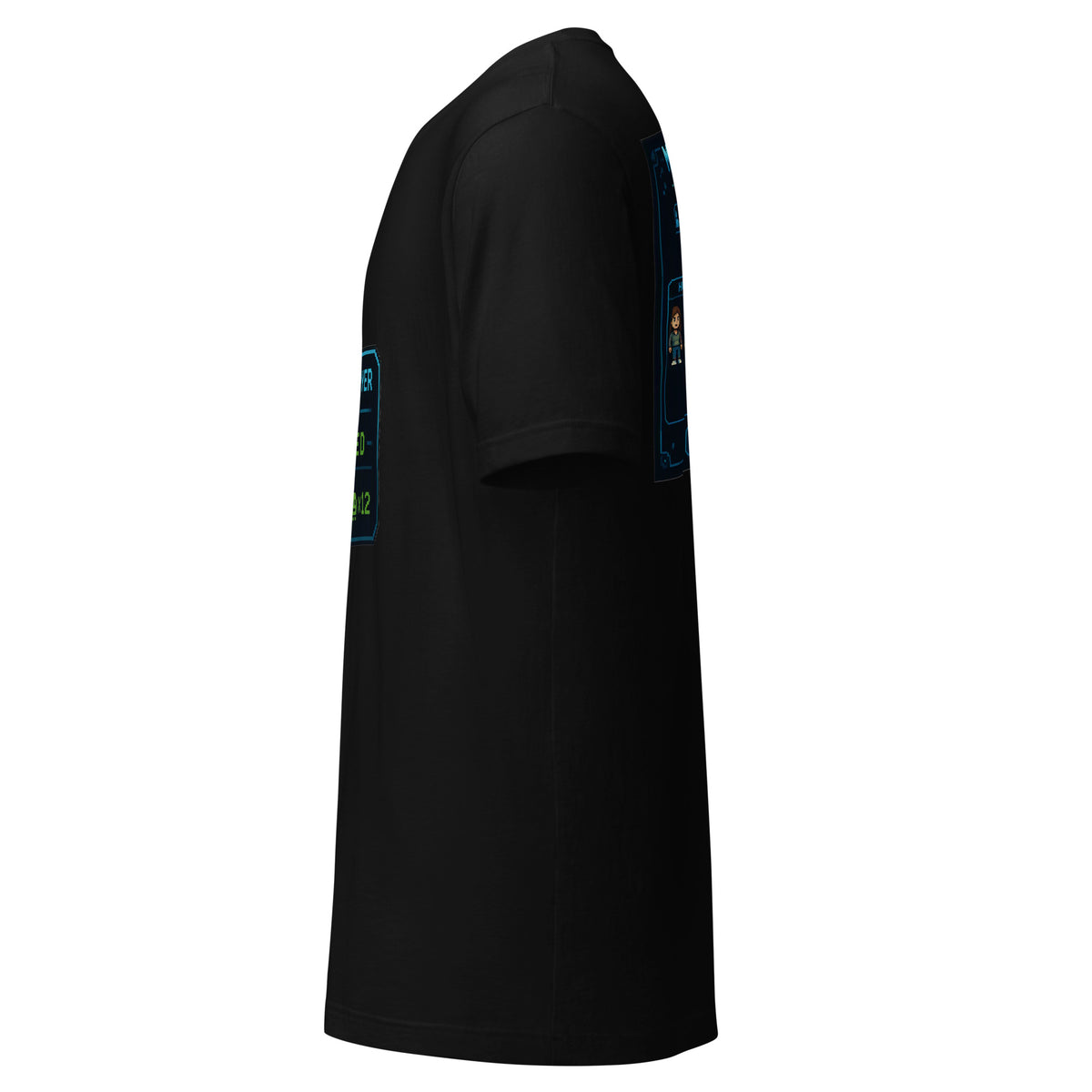 Multiplayer Mode Enabled AI t-shirt, black, left side view