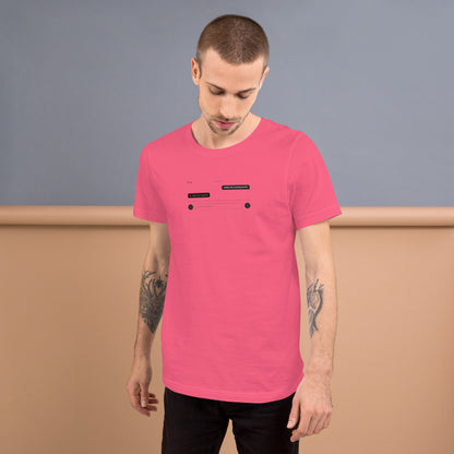 Ai Rate Limit Reached Unisex t-shirt funny AI tee for developers, Charity Pink, front view