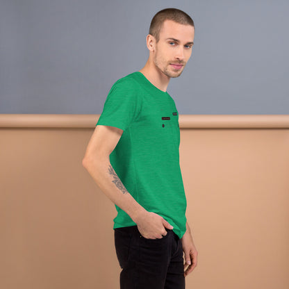 Ai Rate Limit Reached Unisex t-shirt funny AI tee for developers, Heather Kelly, right side view
