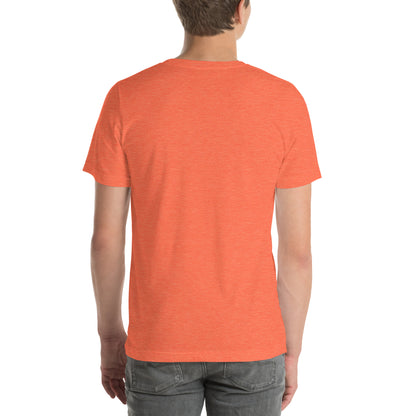 Ai Isn't Replacing Me Unisex t-shirt funny AI anxiety tee, Heather Orange, plain back, no print