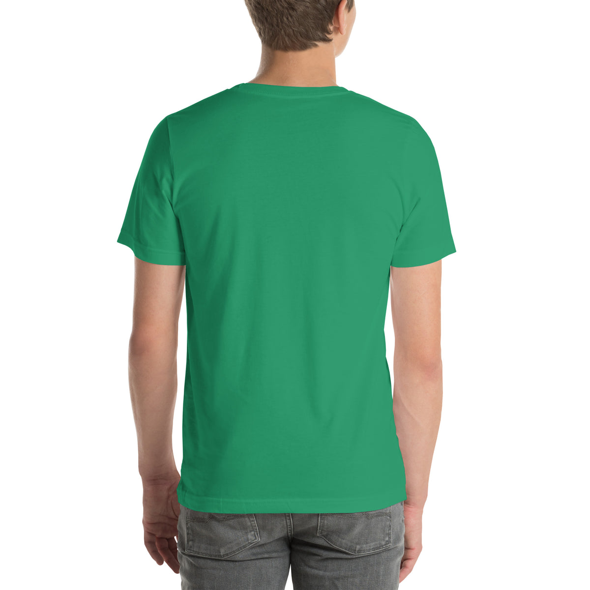 Ai Isn't Replacing Me Unisex t-shirt funny AI anxiety tee, Kelly, plain back, no print