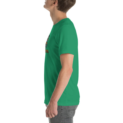 Ai Isn't Replacing Me Unisex t-shirt funny AI anxiety tee, Kelly, left side view