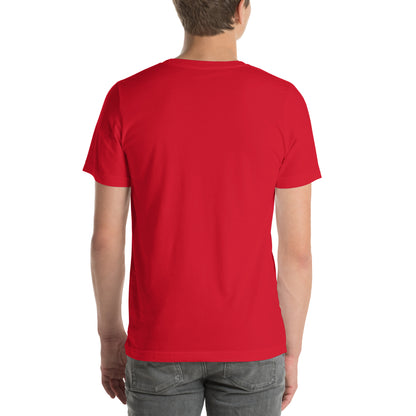 Ai Isn't Replacing Me Unisex t-shirt funny AI anxiety tee, Red, plain back, no print