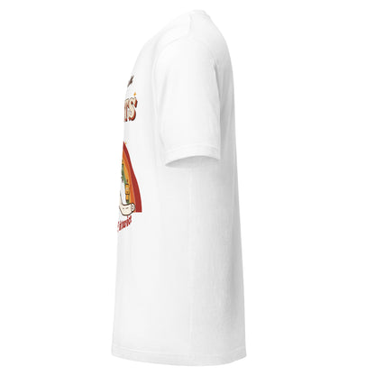 Making a List retro Christmas AI tee, white, left side view
